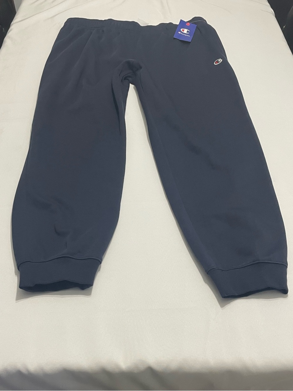 NWT Champion Mens 2xl Navy Jogger Sweatpants with Logo